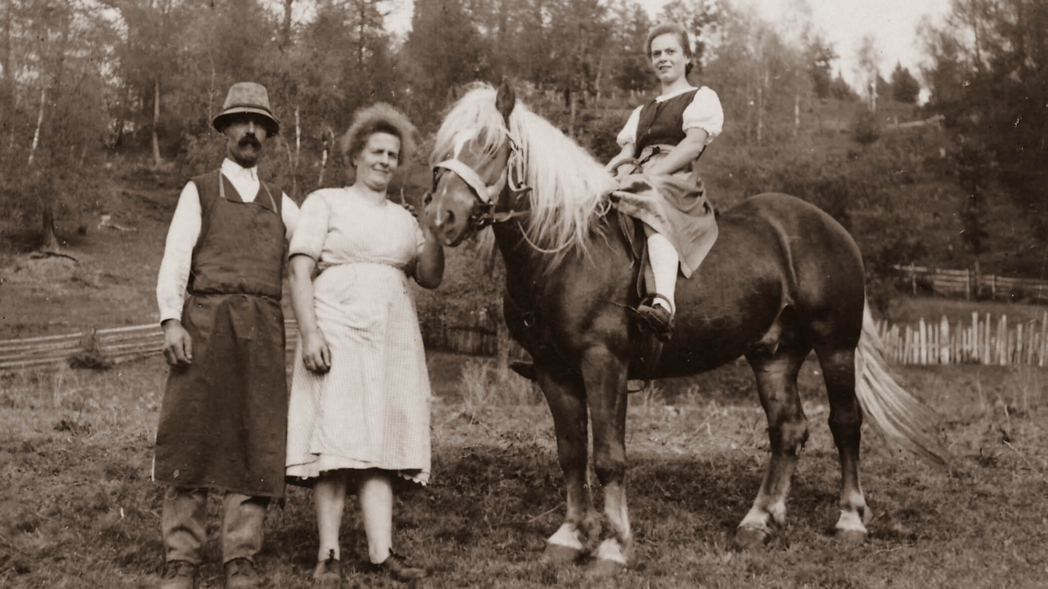 Back then - Sepp and Ottilia